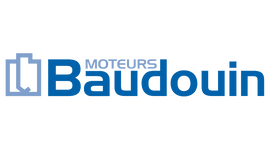 The logo for Baudouin is shown on a white background