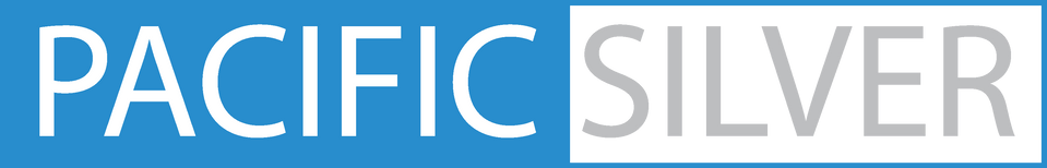 the Pacific Silver logo on a blue background