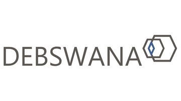 the debswana logo on a white background